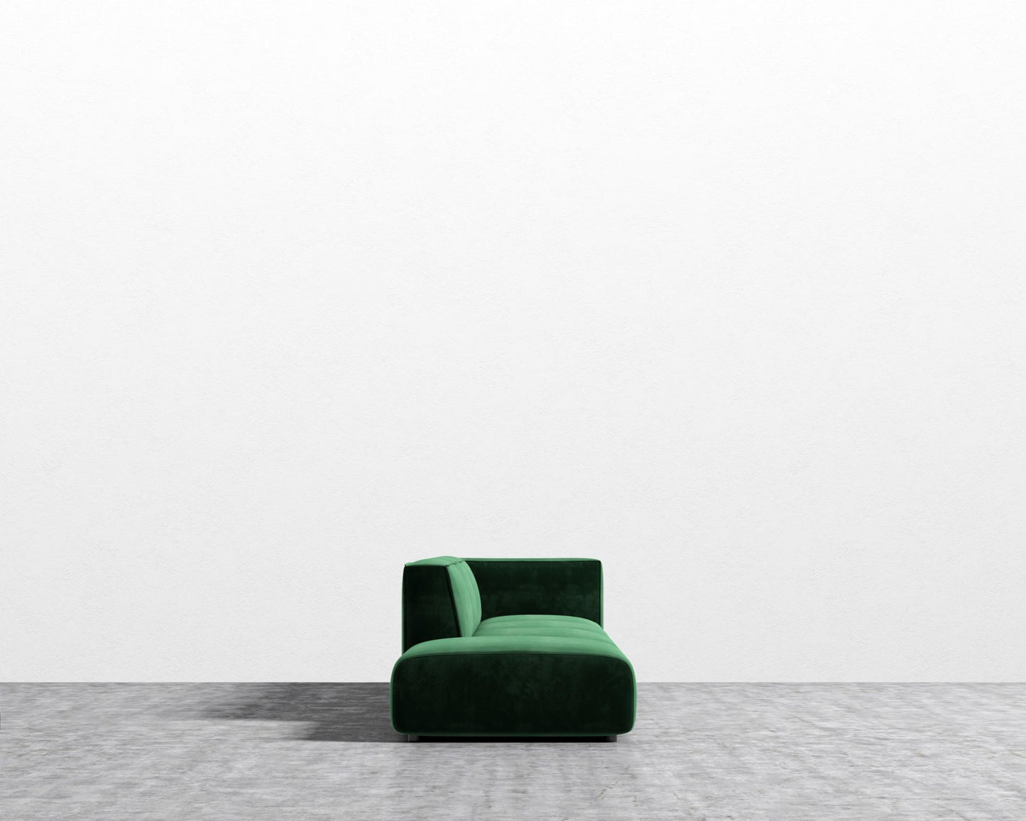 Arya Modular Sectional - Plush Velvet - Moss