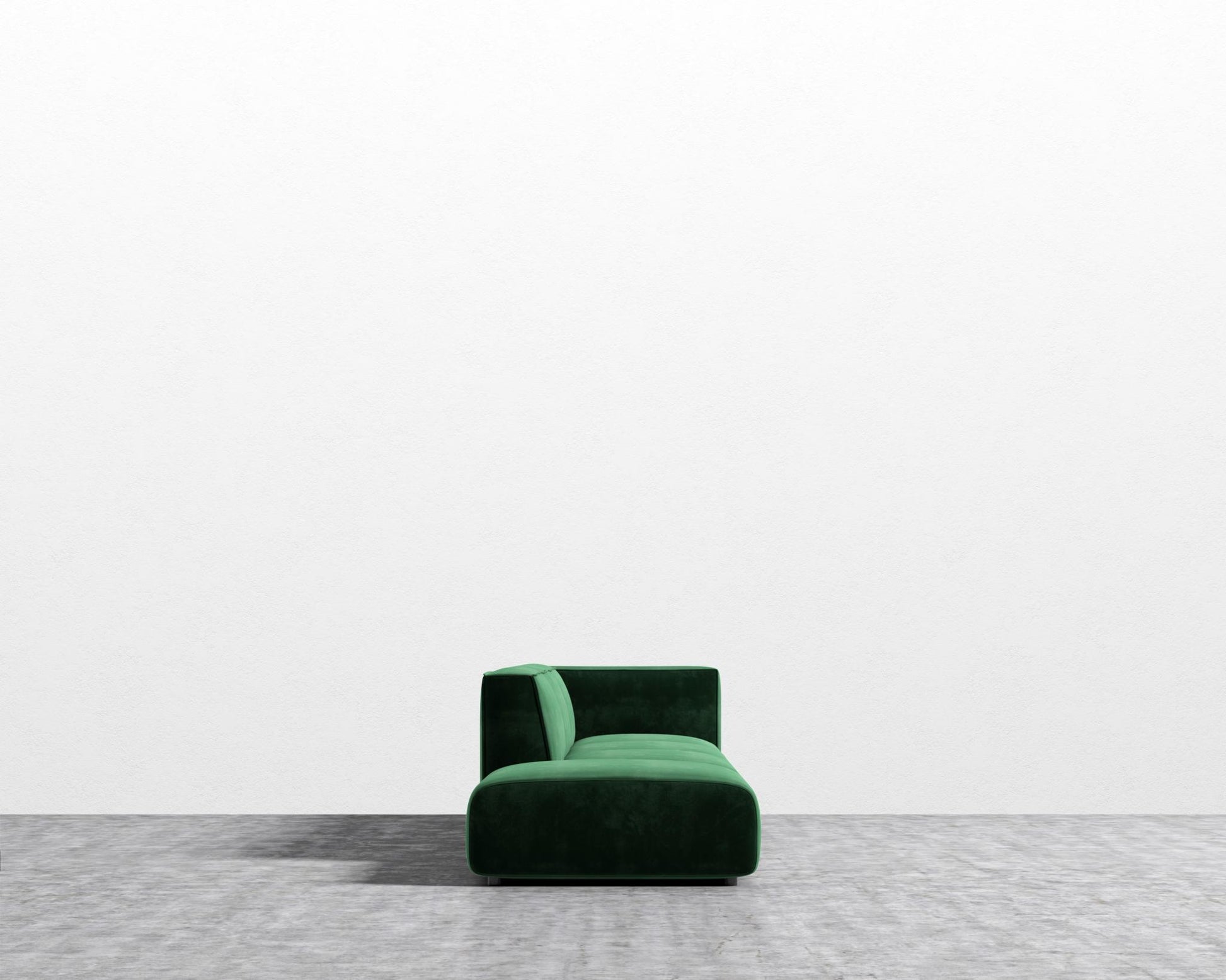 Arya Modular Sectional - Plush Velvet - Moss