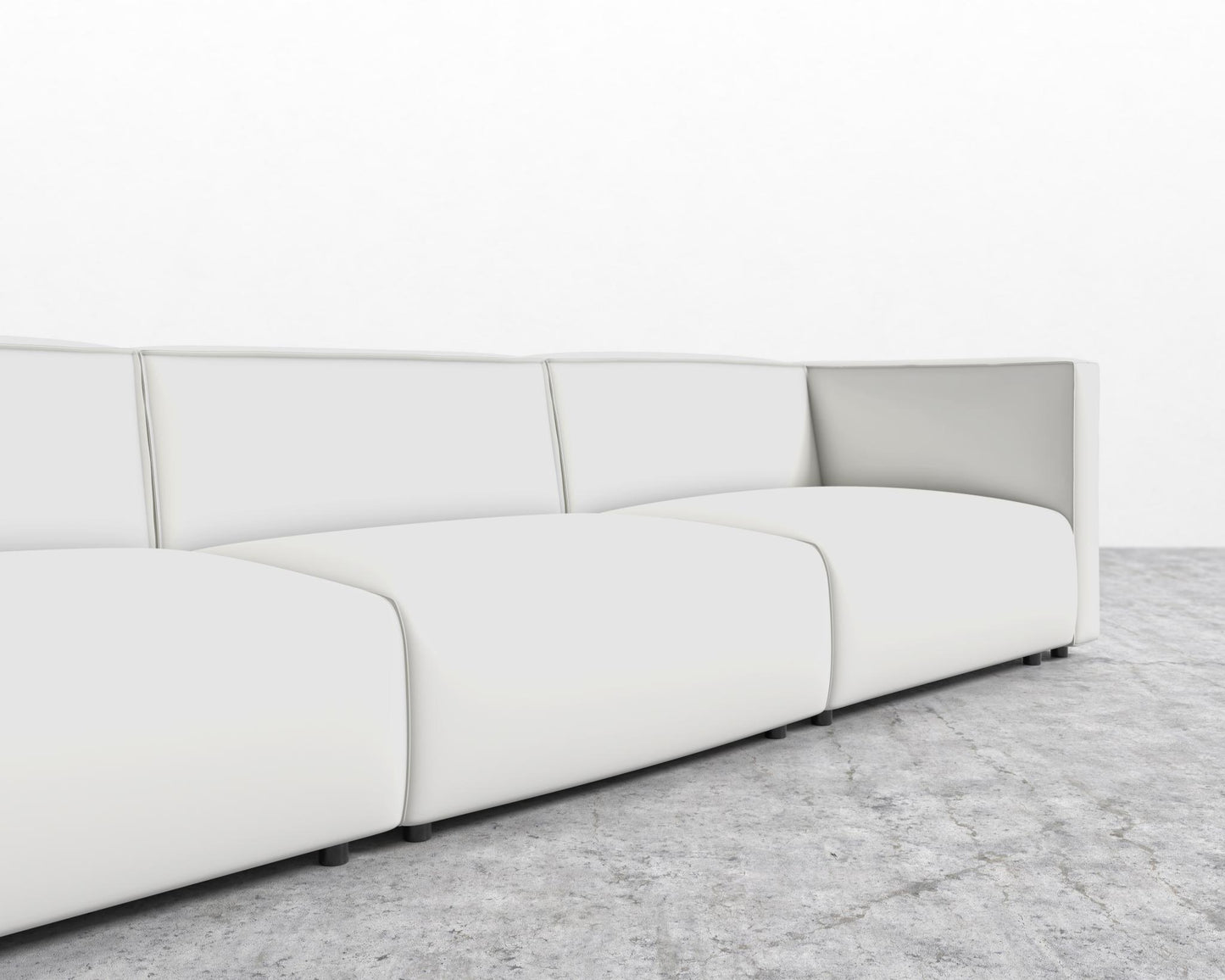 Arya Modular Sofa Open End LHF - Trento Eggshell