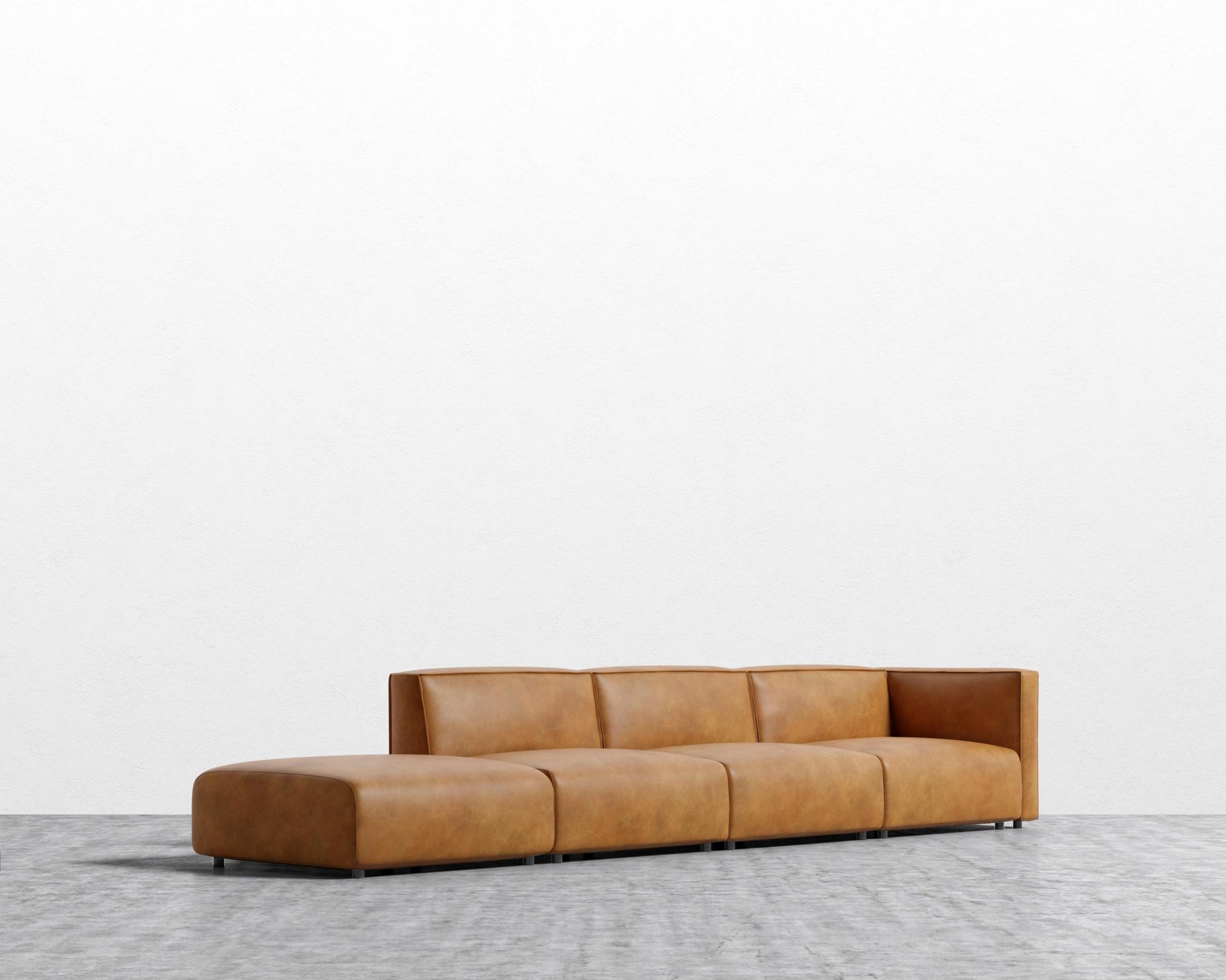 Arya Modular Sectional - Trento Microfiber Leather - Trento Morocco