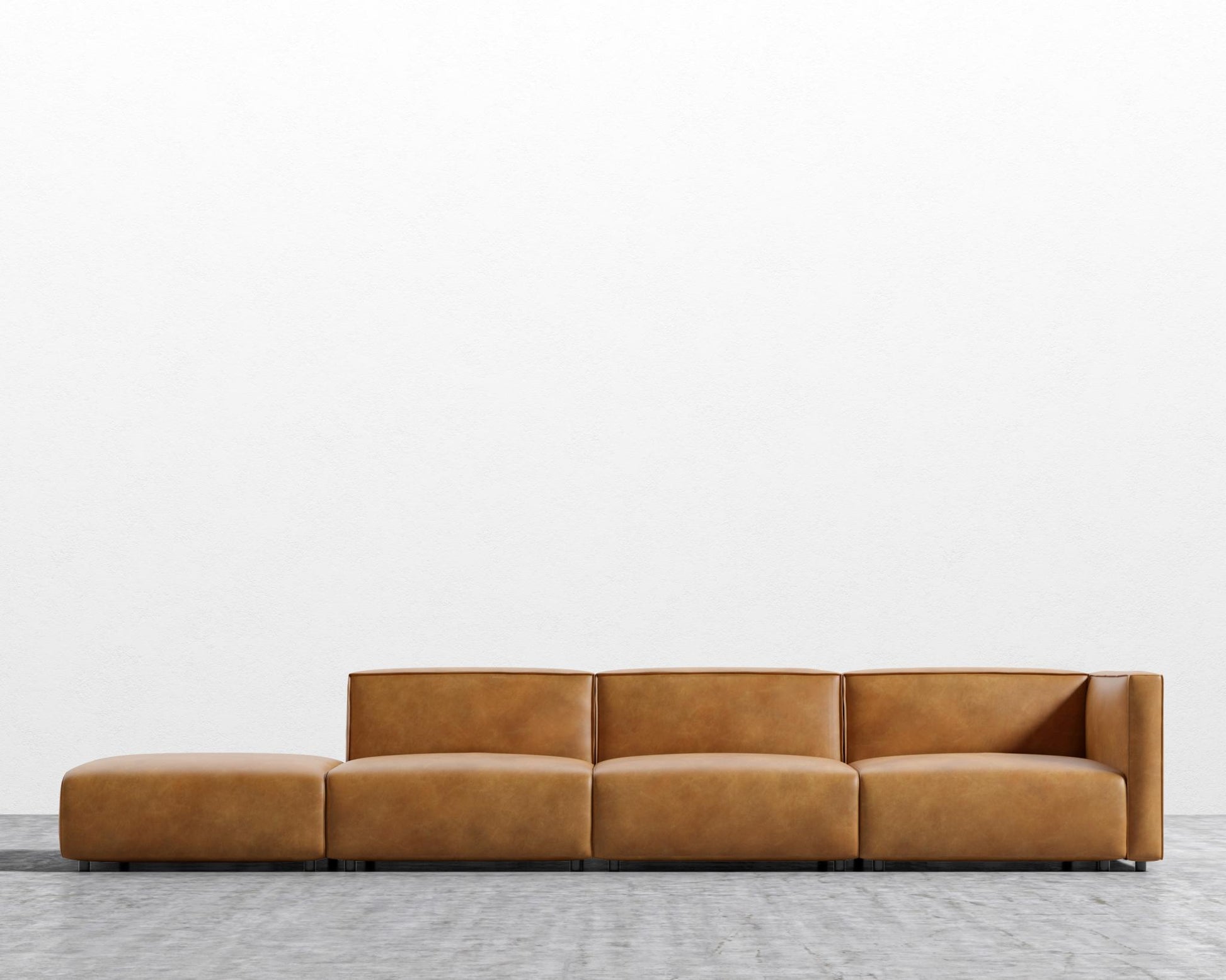 Arya Modular Sectional - Trento Microfiber Leather - Trento Morocco