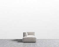 Arya Modular Sectional - Venice Vegan Suede - Chiffon