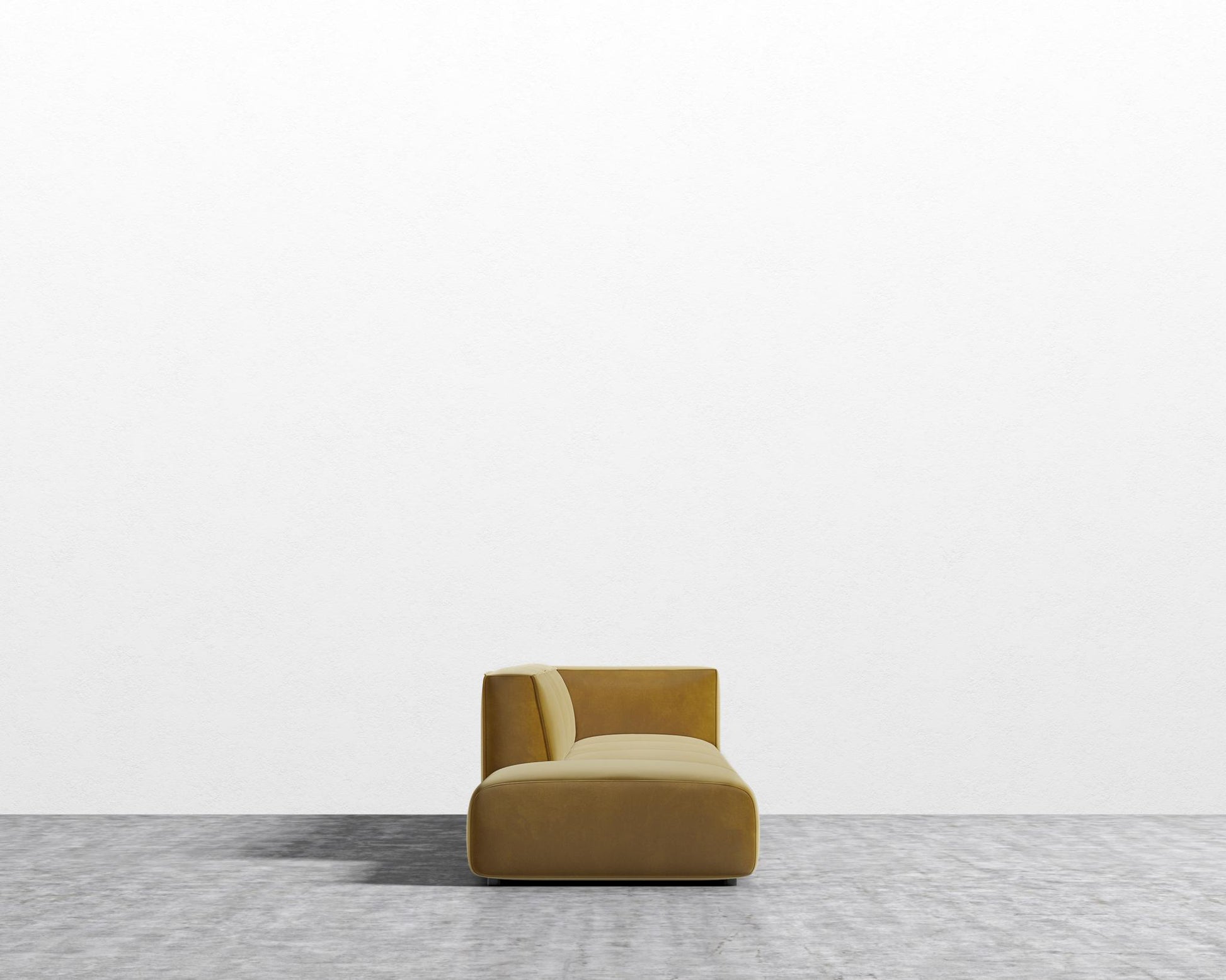 Arya Modular Right Hand Facing - Plush Velvet - Golden Beryl 2022