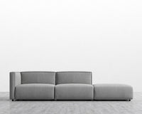 Arya Modular Sofa with Open End - Modern Felt - Malmo