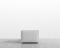 Arya Modular Sofa with Open End - Microfiber Leather - Eggshell