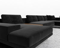 Dresden Modular - Plush Velvet - Black