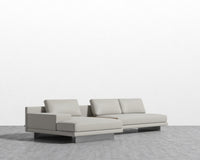 Dresden Sectional Sofa - Microfiber - Trento Taupe