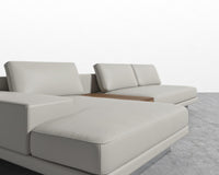 Dresden Sectional Sofa - Microfiber - Trento Taupe