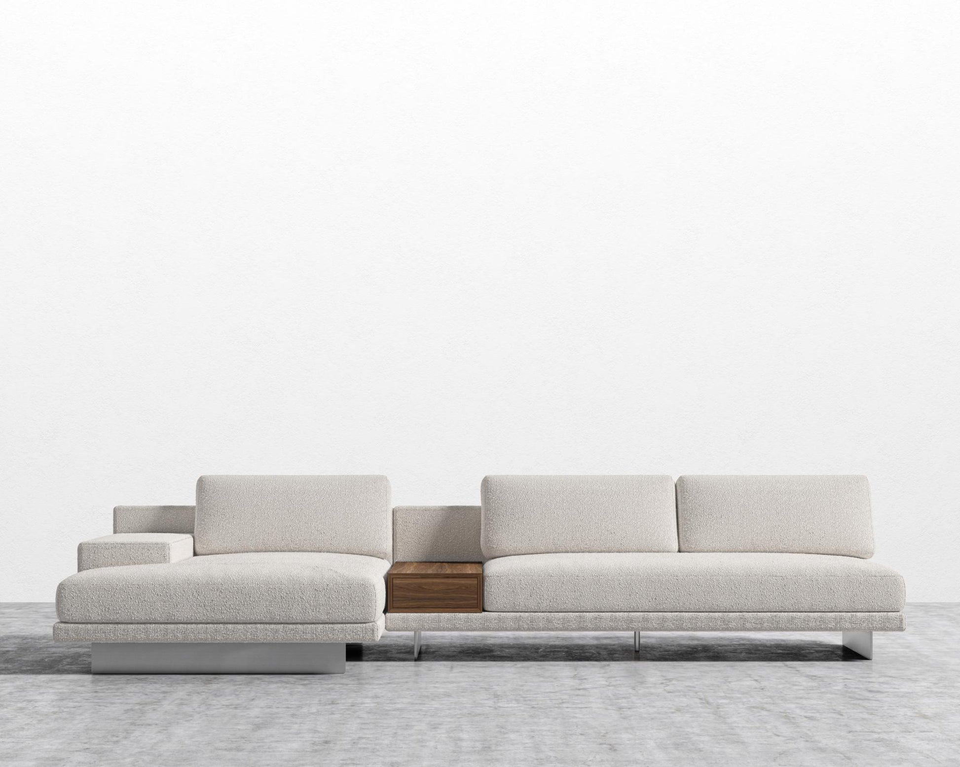 Dresden Sectional Sofa - Chatou Boucle - Pearl