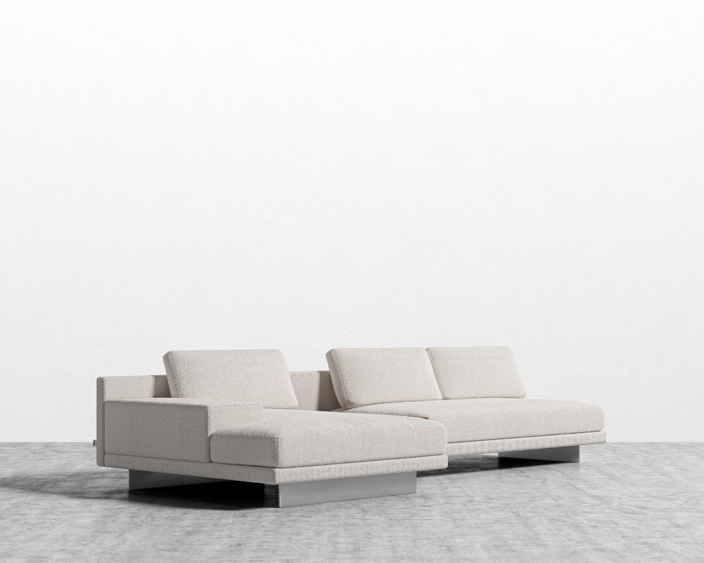 Dresden Sectional Sofa - Chatou Boucle - Pearl