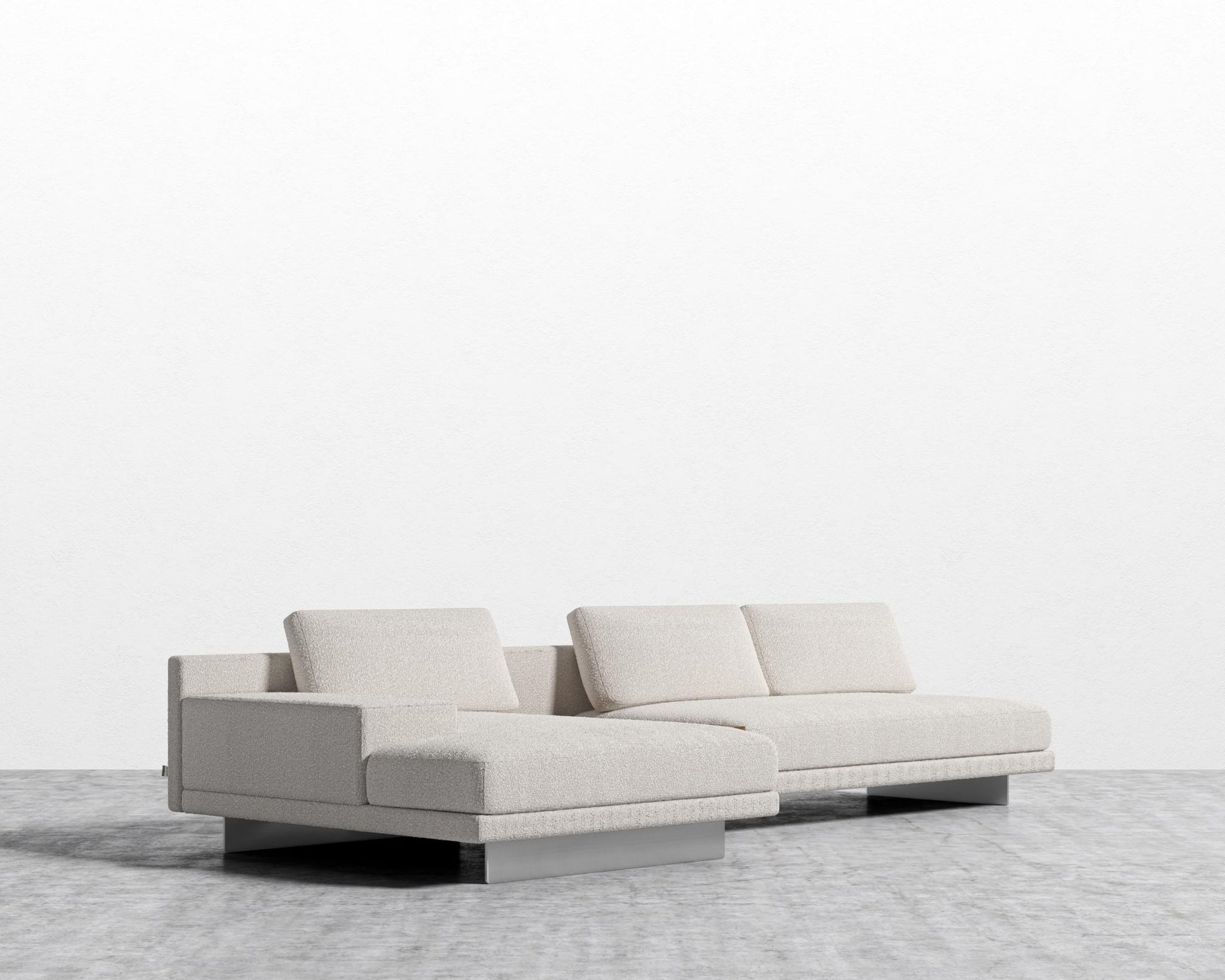 Dresden Sectional Sofa - Chatou Boucle - Pearl