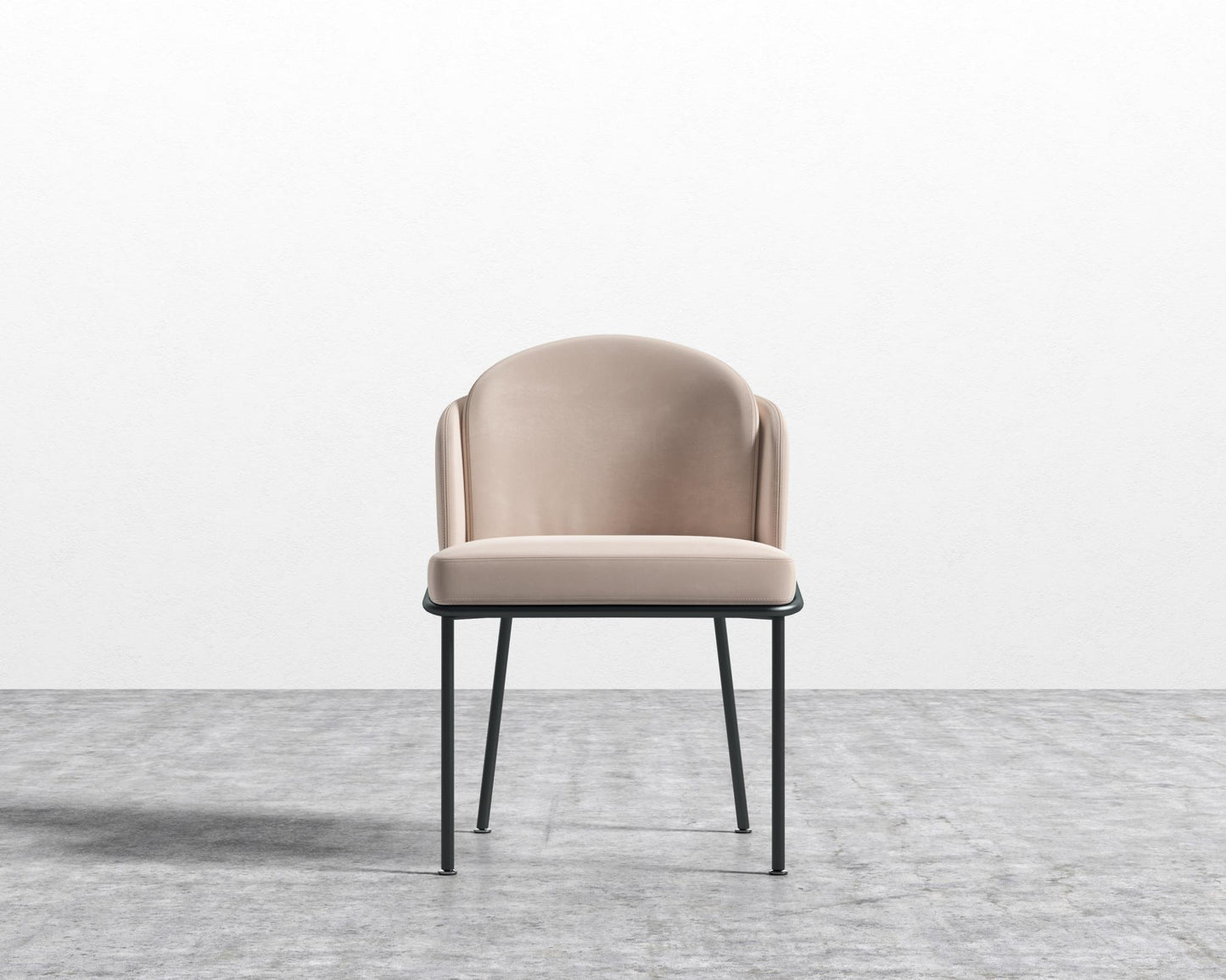 Angelo Chair - Plush Velvet Blush
