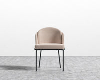 Angelo Chair - Plush Velvet Blush