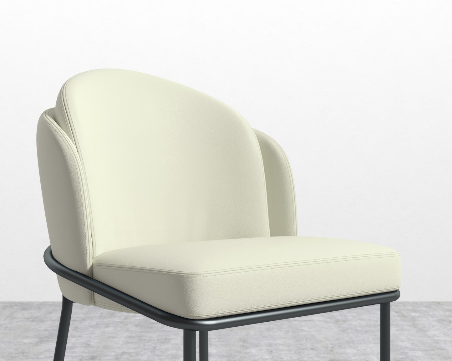 Angelo Chair - PU Leather Monaco Cream