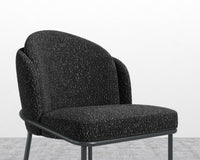 Angelo Dining Chair - Chatou Boucle - Caviar