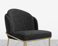 Angelo Dining Chair - Chatou Boucle - Caviar