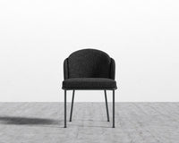 Angelo Dining Chair - Chatou Boucle - Caviar