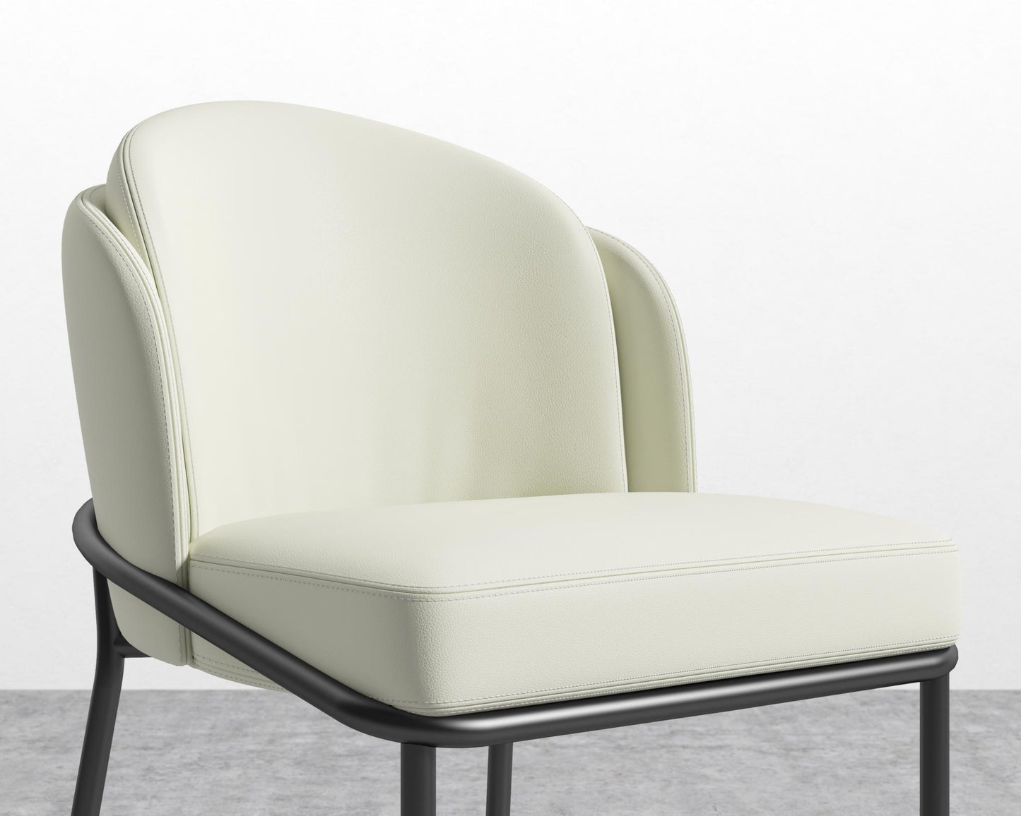 Angelo Counter Stool - PU Leather - Monaco Cream