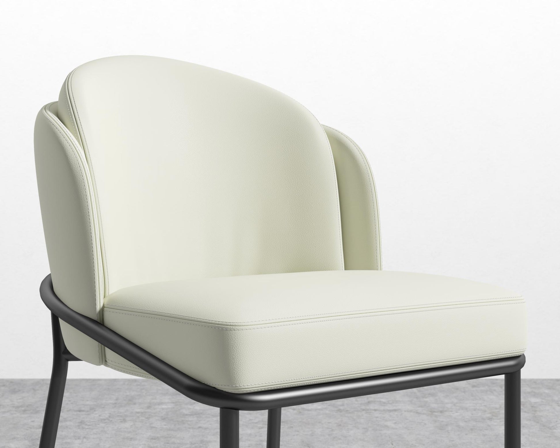 Angelo Counter Stool - PU Leather - Monaco Cream