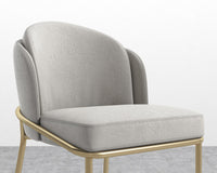 Angelo Counter Stool - Venice Suede - Chiffon - Brass