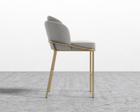 Angelo Counter Stool - Venice Suede - Chiffon - Brass