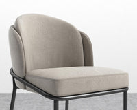 Angelo Counter Stool - Venice Suede - Latte - Black