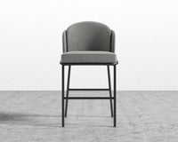 Angelo Counter Stool - Venice Suede - Strato - Black