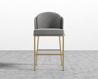Angelo Counter Stool - Venice Suede - Strato - Brass
