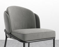 Angelo Counter Stool - Venice Suede - Strato - Black