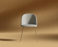 Iris_Chair_Microfiber_Leather_Trento_Taupe - Brass