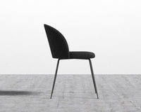 Iris Chair - Chatou Boucle - Caviar - Black Base