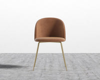 Iris Chair - Venice Vegan Suede - Cider - Brass Base