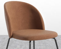 Iris Chair - Venice Vegan Suede - Cider - Black Base