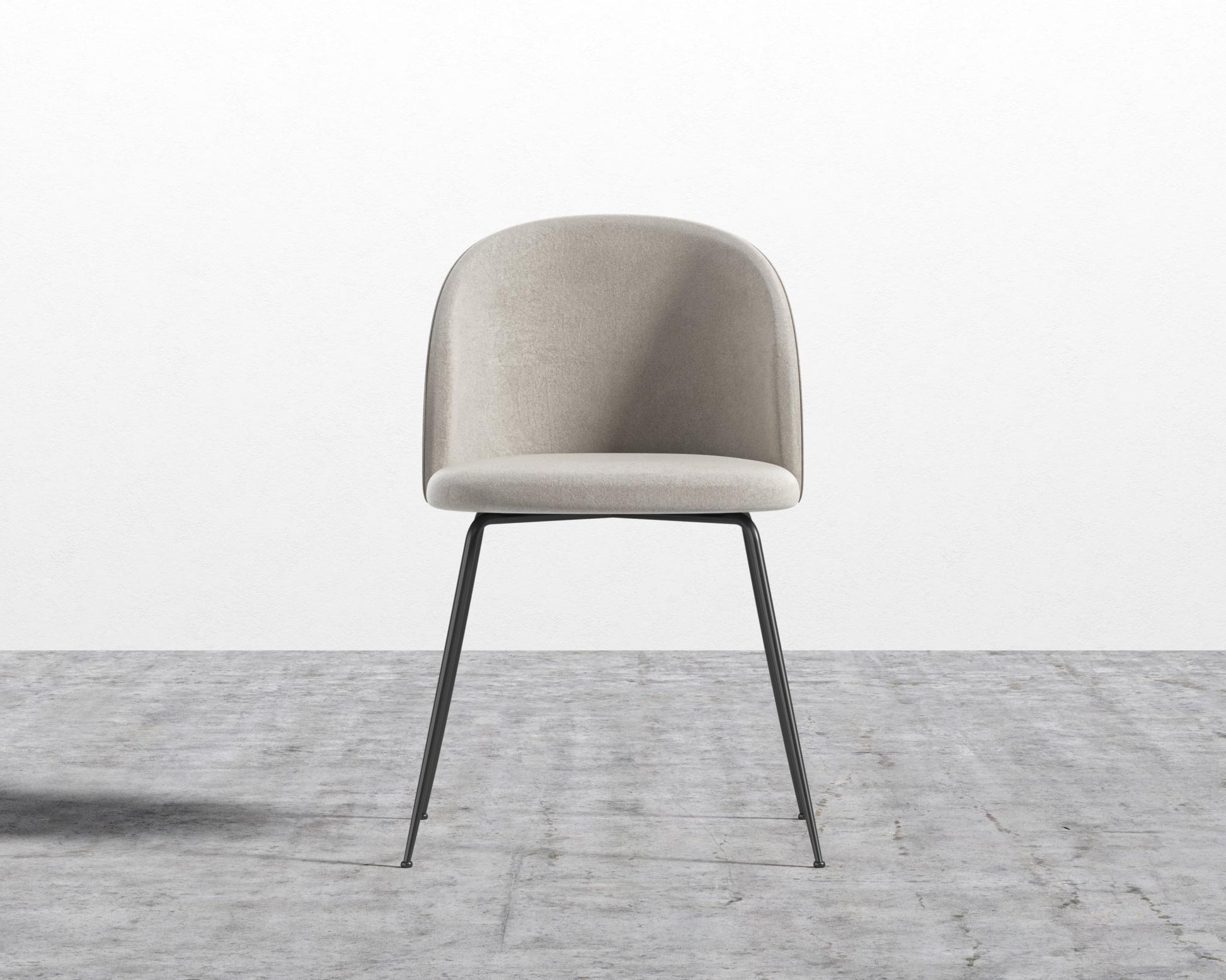 Iris Chair - Venice Vegan Suede - Latte - Black Base