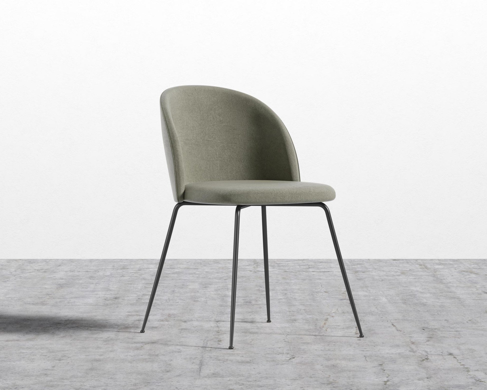 Iris Chair - Venice Vegan Suede - Sage- Black Base