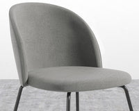 Iris Chair - Venice Vegan Suede - Strato - Black Base