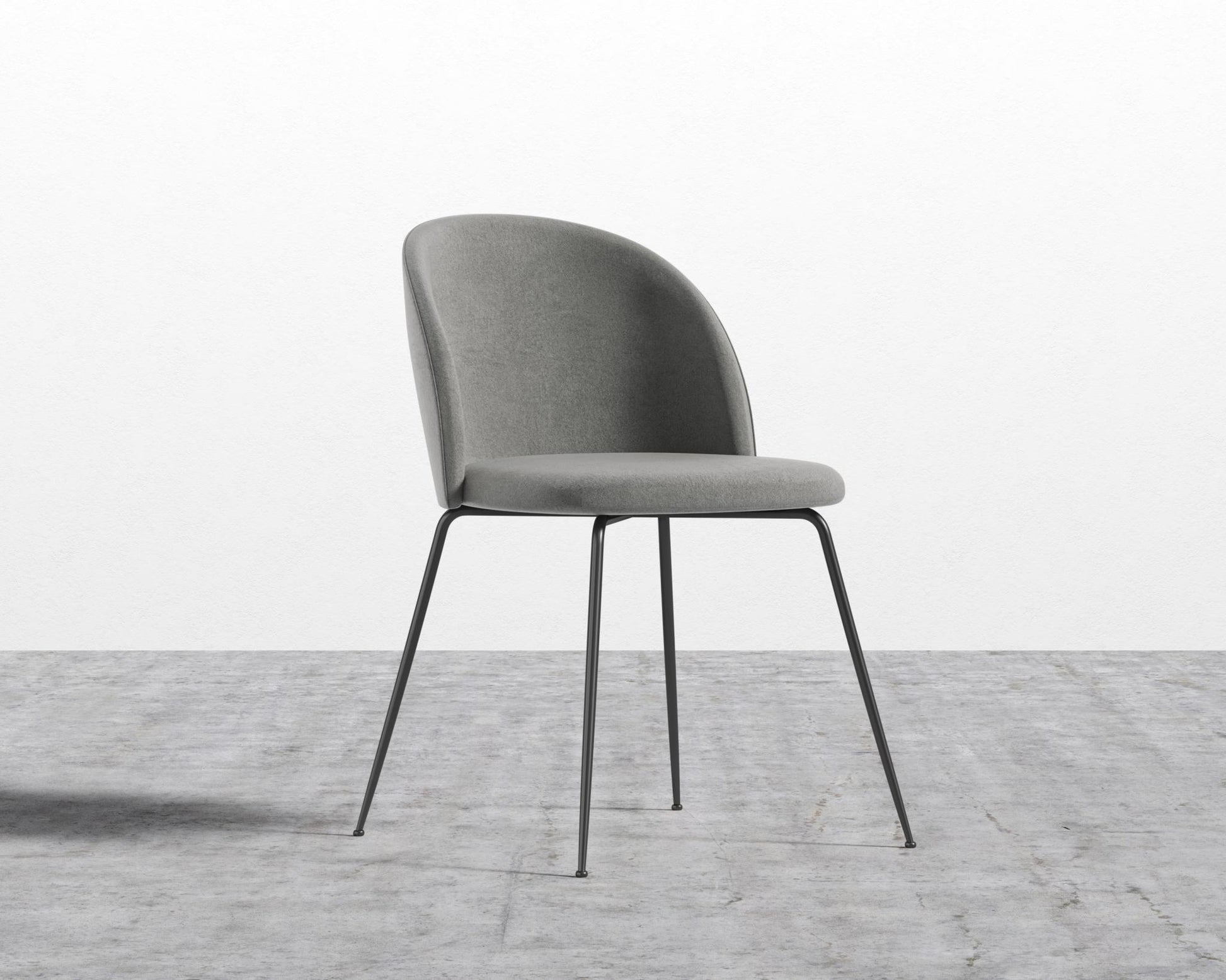 Iris Chair - Venice Vegan Suede - Strato - Black Base