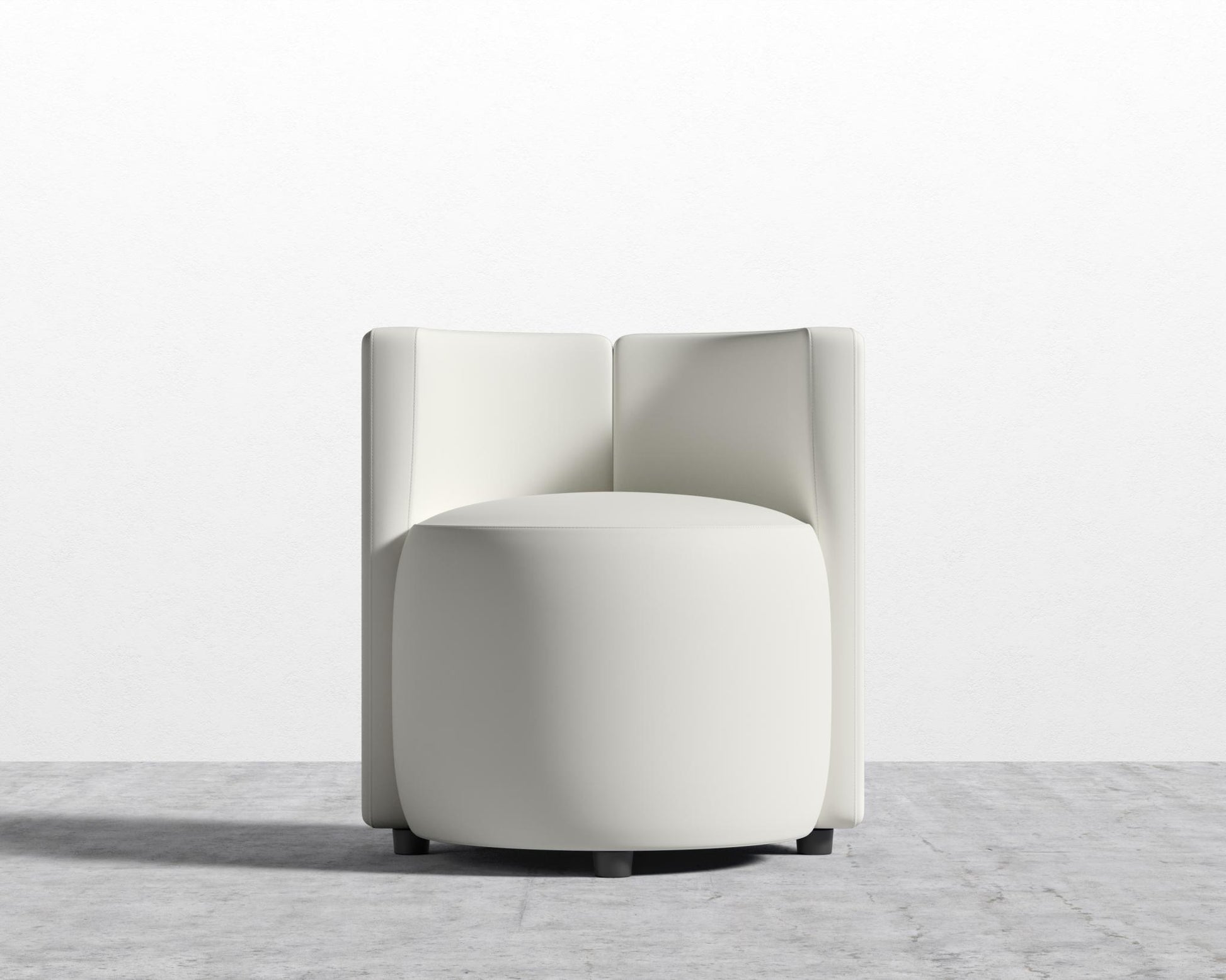 Nova Lounge Chair -  Microfiber Trento - Eggshell