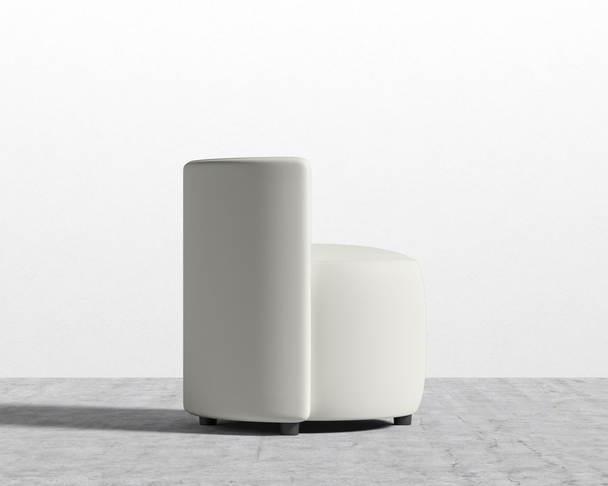 Nova Lounge Chair -  Microfiber Trento - Eggshell