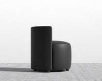 Nova Lounge Chair -  Microfiber Trento - Jet Black