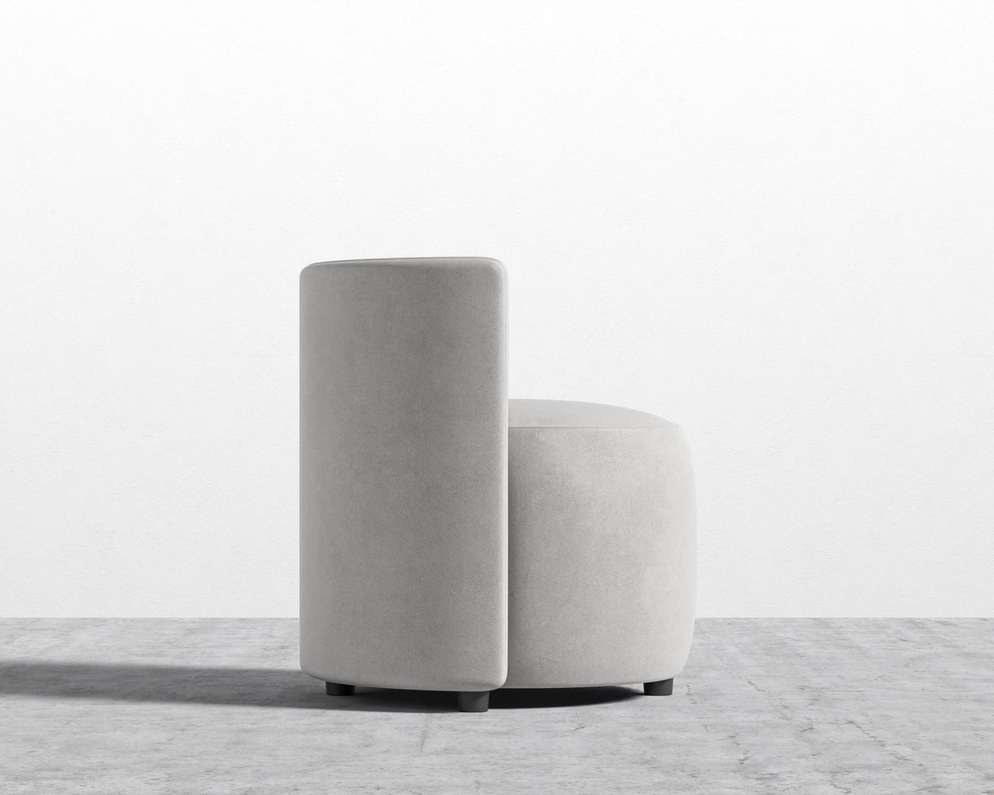 Nova Lounge Chair - Venice Vegan Suede - Chiffon