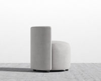 Nova Lounge Chair - Venice Vegan Suede - Chiffon