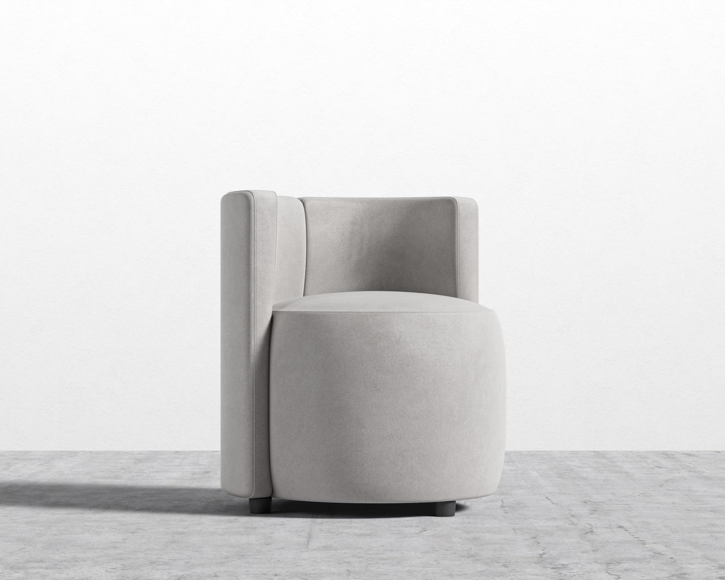 Nova Lounge Chair - Venice Vegan Suede - Chiffon