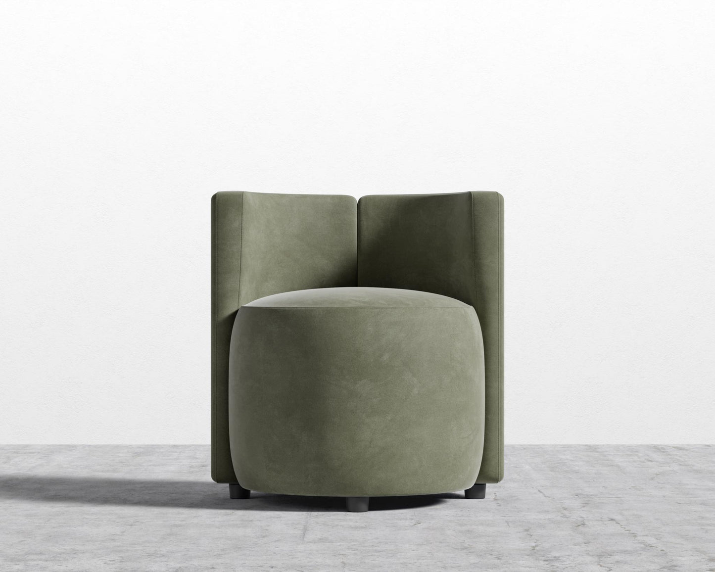 Nova Lounge Chair - Venice Vegan Suede - Sage