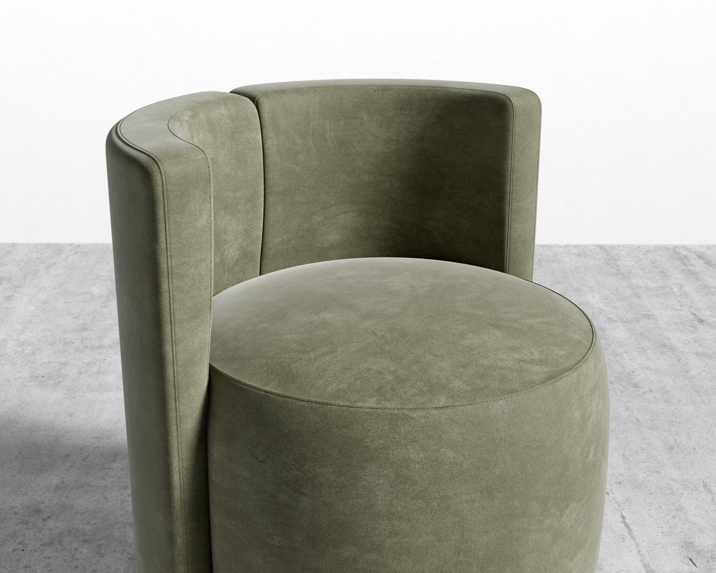 Nova Lounge Chair - Venice Vegan Suede - Sage