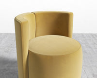 Nova Lounge Chair -  Plush Velvet - Golden Beryl
