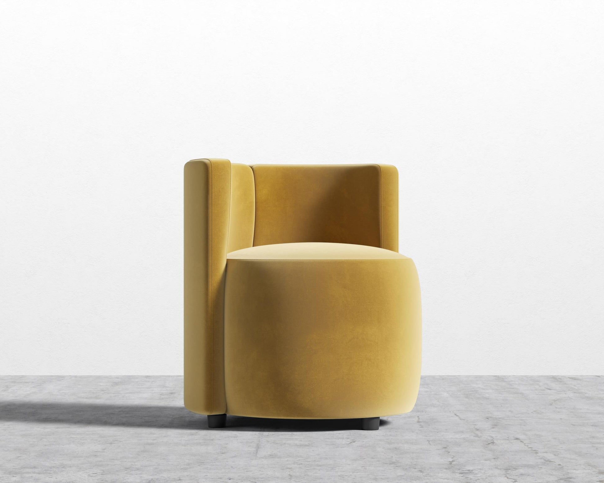 Nova Lounge Chair -  Plush Velvet - Golden Beryl