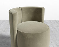 Nova Lounge Chair - Plush Velvet - Olive Green