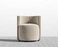 Nova Lounge Chair - Plush Velvet - Warm Taupe