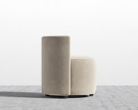 Nova Lounge Chair - Plush Velvet - Warm Taupe